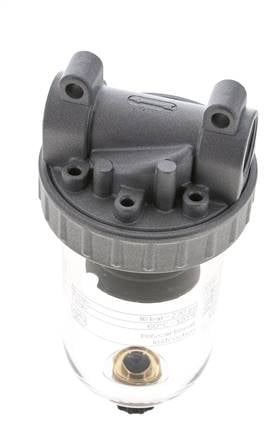 Filter 40micron G1/2'' 3100l/min Semi-Auto Polycarbonaat Standaard 2