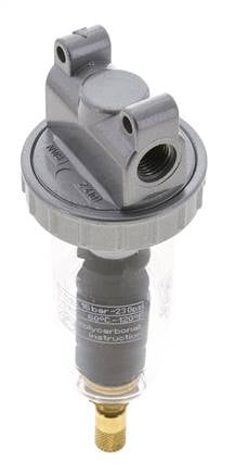 Filter 5microns G1/4'' 800l/min Auto Polycarbonaat Standaard 1