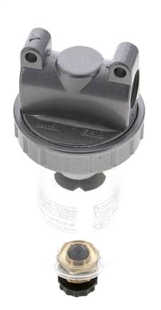 Filter 5microns G3/8'' 800l/min Semi-Auto Polycarbonaat Standaard 1