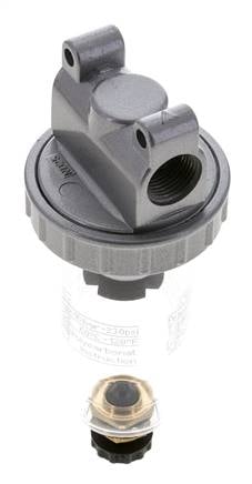 Filter 5microns G3/8'' 800l/min Semi-Auto Polycarbonaat Standaard 1