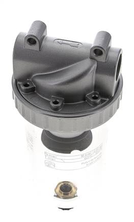 Filter 5microns G1/2'' 4000l/min Semi-Auto Polycarbonaat Standaard 3