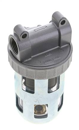 Filter 40micron G1/2'' 3100l/min Semi-Auto Beschermende Kooi Polycarbonaat Standaard 2
