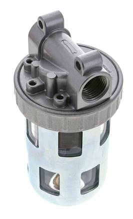 Filter 40micron G1/2'' 3100l/min Semi-Auto Beschermende Kooi Polycarbonaat Standaard 2