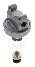 Filter 5microns G1/4'' 800l/min Semi-Auto Polycarbonaat Standaard 1