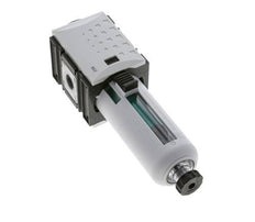 Microfilter 0.01micron G1/4'' 350l/min Semi-Auto Polycarbonaat Futura 1