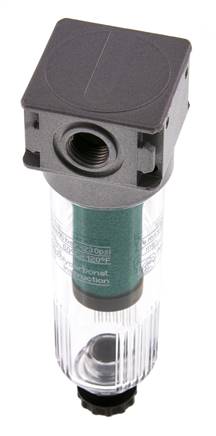 Microfilter 0.01micron G1/4'' 450l/min Semi-Auto Polycarbonaat Multifix 0