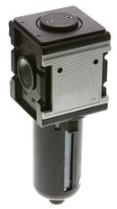 Microfilter 0.01micron G1'' 1500l/min Semi-Auto Beschermende Kooi Polycarbonaat Multifix 4