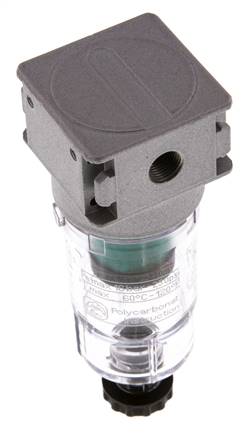 Microfilter 0.01micron G1/8'' 230l/min Semi-Auto Polycarbonaat Multifix 0