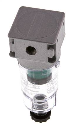 Microfilter 0.01micron G1/8'' 230l/min Semi-Auto Polycarbonaat Multifix 0