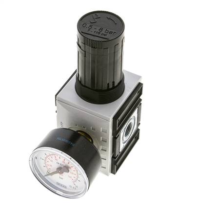 Precisiedrukregelaar voor spruitstukassemblage G1/4'' 2000l/min 0.5-8.0bar/7-116psi PA Futura 1