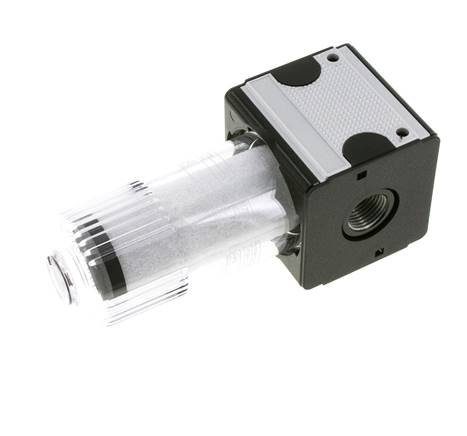 Filter 0.3micron G1/2'' 1500l/min Zonder Aftap Vacuüm Polycarbonaat Multifix 2