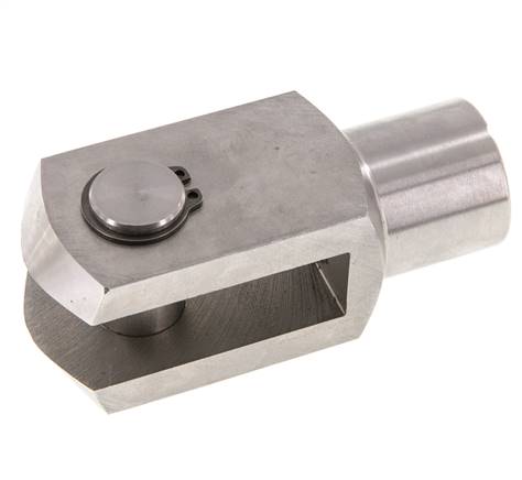 Clevis Rod-end Pin M20 x 1.5 Stainless steel 303 (1.4305)