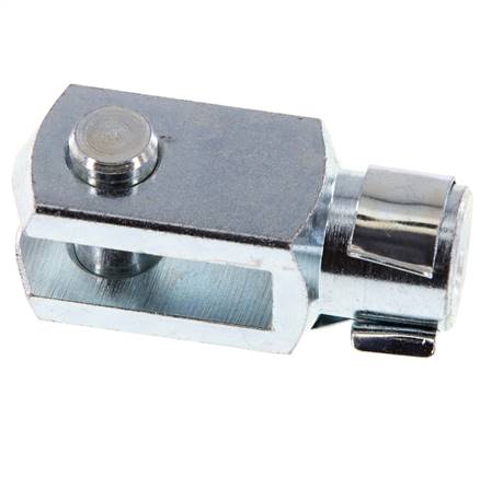 Clevis Rod-end Pin M12 Zinc plated steel
