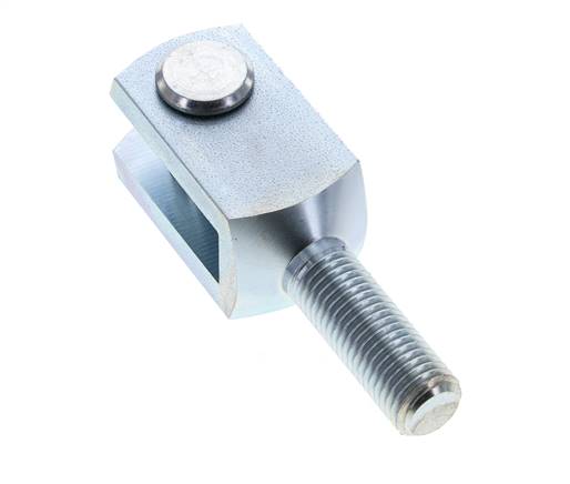 Clevis Rod-end Pin M16 Male Zinc plated steel