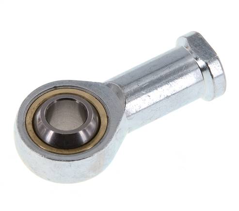 Spherical Rod-end M12 Female Zinc plated steel