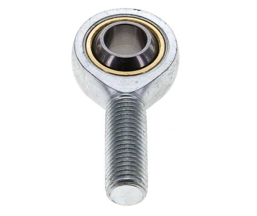 Spherical Rod-end M16 Male Zinc plated steel