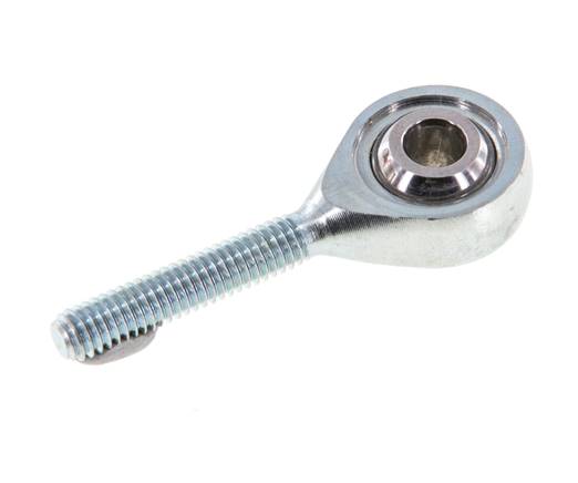 Spherical Rod-end M4 Male Zinc plated steel