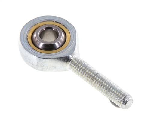 Spherical Rod-end M5 Male Zinc plated steel