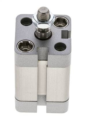 ISO 21287 Compact Double Acting Cylinder 20-20mm - Magnetic - Male Rod