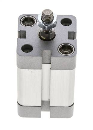 ISO 21287 Compact Double Acting Cylinder 25-25mm - Magnetic - Male Rod