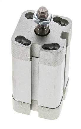 ISO 21287 Compact Double Acting Cylinder 25-37mm - Magnetic - Male Rod