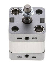 ISO 21287 Compact Double Acting Cylinder 25-5mm - Magnetic - Male Rod
