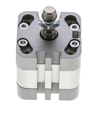ISO 21287 Compact Double Acting Cylinder 32-5mm - Magnetic - Male Rod