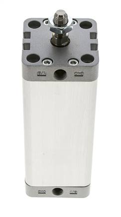 ISO 21287 Compact Double Acting Cylinder 40-100mm - Magnetic - Male Rod