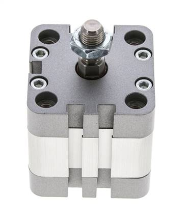 ISO 21287 Compact Double Acting Cylinder 40-10mm - Magnetic - Male Rod