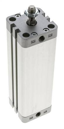 ISO 21287 Compact Double Acting Cylinder 40-125mm - Magnetic - Male Rod