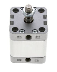 ISO 21287 Compact Double Acting Cylinder 40-20mm - Magnetic - Male Rod