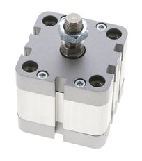 ISO 21287 Compact Double Acting Cylinder 50-15mm - Magnetic - Male Rod