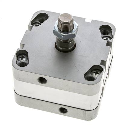 ISO 21287 Compact Double Acting Cylinder 80-5mm - Magnetic - Male Rod