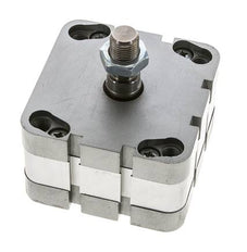ISO 21287 Compact Double Acting Cylinder 80-5mm - Magnetic - Male Rod