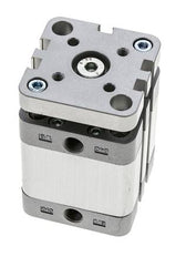 ISO 21287 Compact Double Acting Cylinder 40-20mm - Magnetic - Non-Rotating