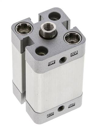 ISO 21287 Compact Single Acting Cylinder 20-25mm - Magnetic