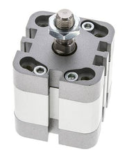 ISO 21287 Compact Single Acting Cylinder 32-10mm - Magnetic - Male Rod