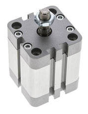 ISO 21287 Compact Single Acting Cylinder 40-25mm - Magnetic - Male Rod