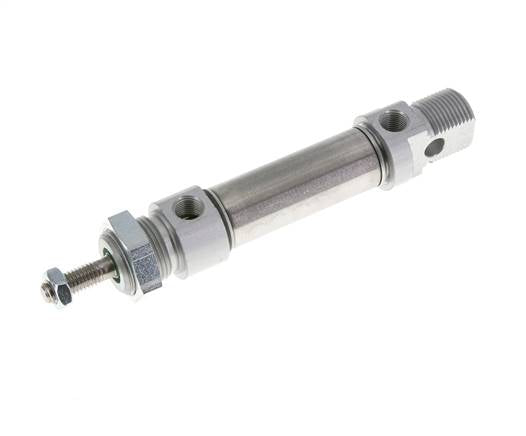 ISO 6432 Round Double Acting Cylinder 20-25mm - Magnetic