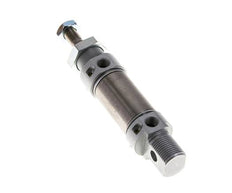 ISO 6432 Round Double Acting Cylinder 25-10mm - Magnetic - Damping