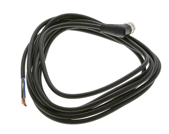 Connection Line Connector M12 3m