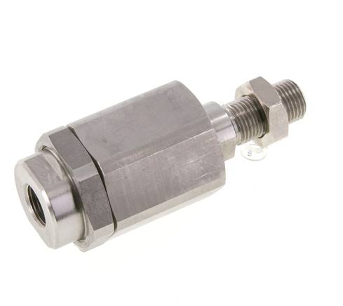 Floating Joint M16 x 1.5 for Cylinder Stainless steel 304 (1.4301)