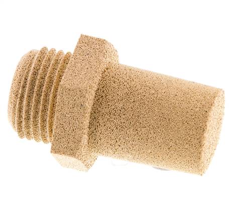 G1/2'' Sintered Bronze Pneumatic Muffler Hexagonal Fitting