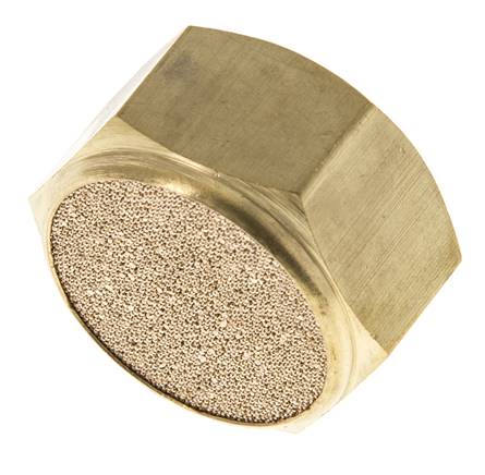 G3/4'' Sintered Bronze Compact Female Threaded Pneumatic Muffler