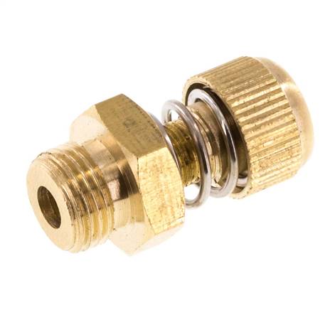 G1/8'' Brass Flow Control Muffler With Knurled Screw [2 Pieces]