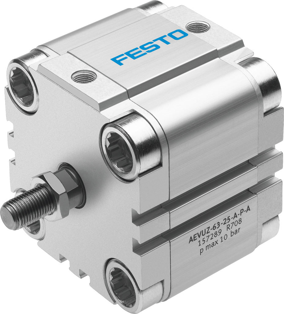 Festo Compact Cylinder 50mm Bore 20mm Stroke Single Acting - 157284