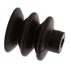40mm Bellows NBR Black Vacuum Suction Cup Stroke 20mm