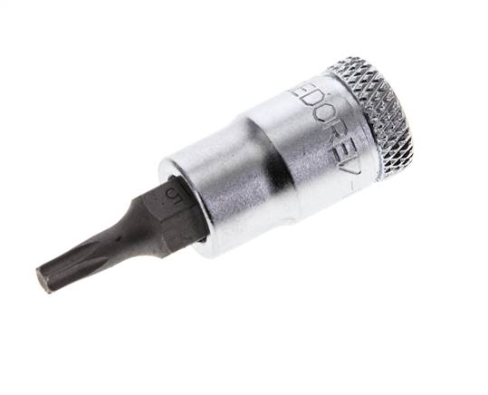 1/4" Gedore Socket Insert for TX15 Internal Torx Screws