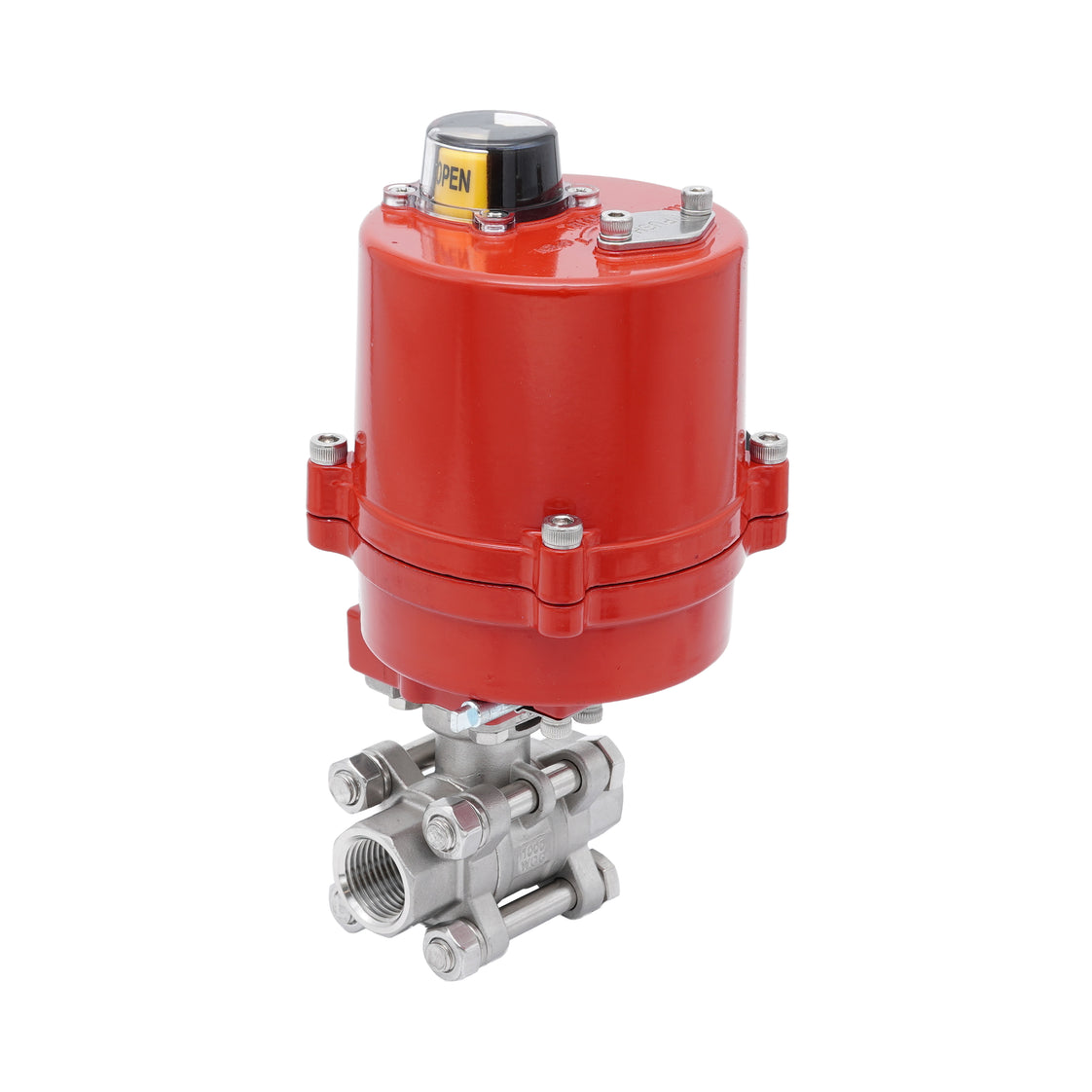 Rp 1-1/2'' 2-Weg RVS Elektrische Kogelkraan 100-240 V AC