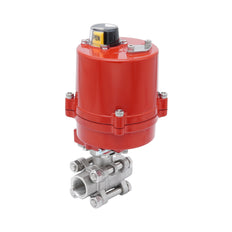 Rp 1-1/2'' 2-Weg RVS Elektrische Kogelkraan 24 V AC/DC